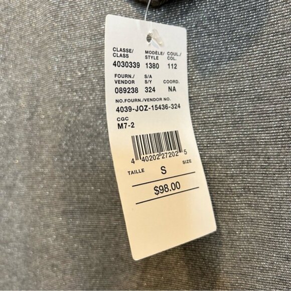 Laura Metallic Knit Turtleneck Top Silver Grey - Picture 8 of 10